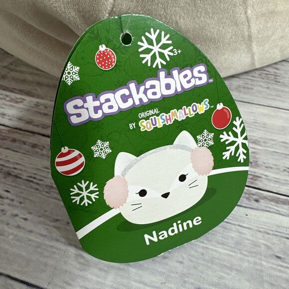 Squishmallows Nadine the Mouse Stackable 12 Inch Soft Toy Plush Christmas New - Picture 3 of 8